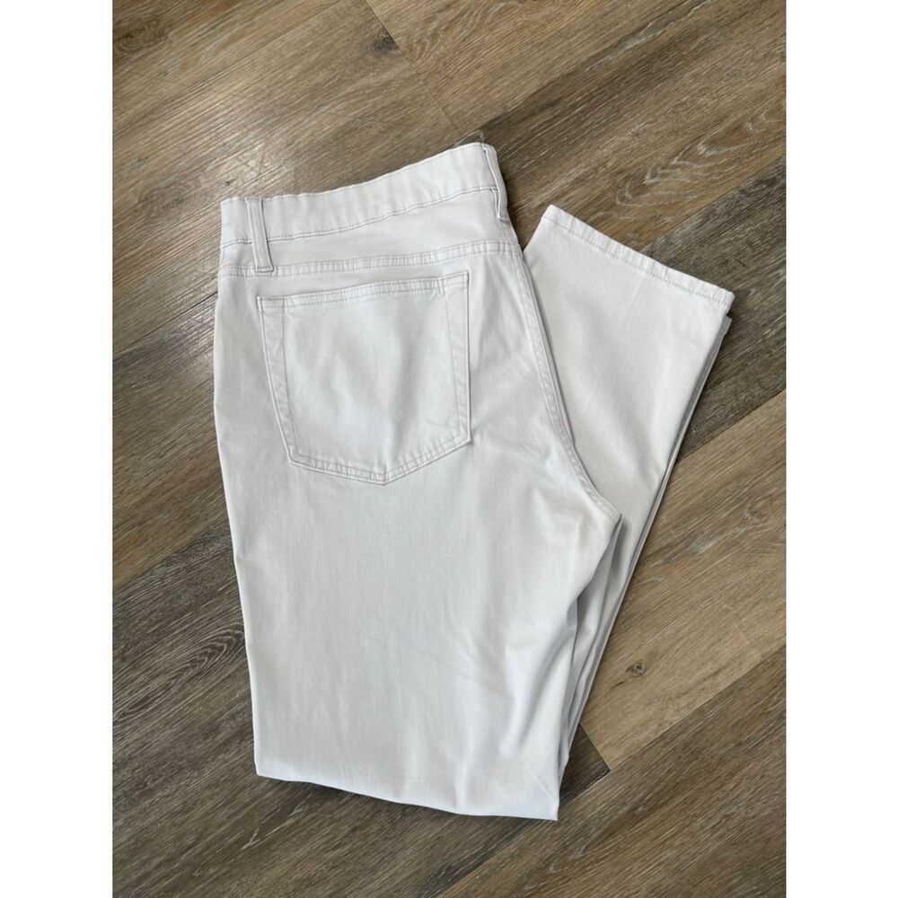 Joseph Abboud Men's Straight Jeans in light gray sz 38 x 30